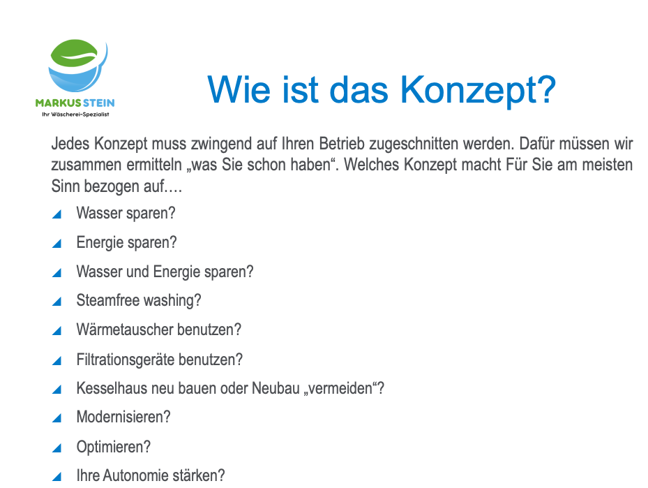 Wie ist das Konzept?